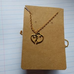 Double heart Necklace